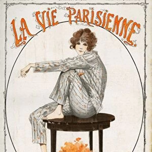 La Vie Parisienne 1919 1910s France Georges Leonnec magazines Pyjamas nightwear womens