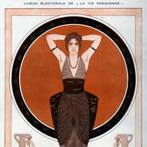 La Vie Parisienne 1919 1910s France Kuhn-Regnier illustrations womens