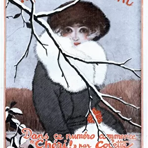 La Vie Parisienne 1920 1920s France glamour magazines winter fur portraits womens
