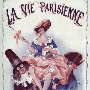 La vie Parisienne 1920 1920s France Leo Fontan magazines masquerade carnivals Little