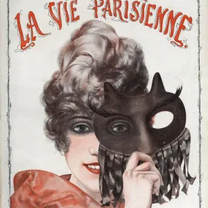 La vie Parisienne 1920 1920s France magazines womens portraits masks illustrations