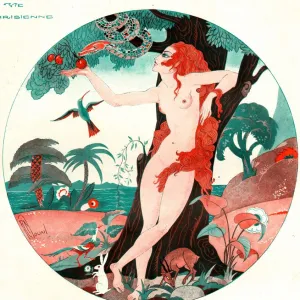 La Vie Parisienne 1920s France cc edam and eve the garden of eden temptation illustrations