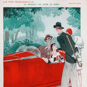 La Vie Parisienne 1920s France CC envy jealousy cars