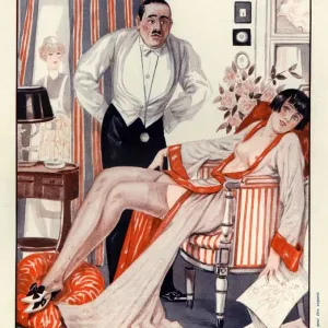La Vie Parisienne 1920s France cc erotica servants butlers maids