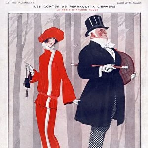 La Vie Parisienne 1920s France Georges Leonnec illustrations womens hats sugar daddies