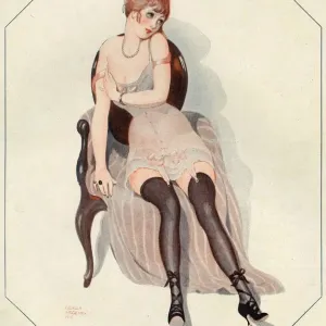 La Vie Parisienne 1920s France Gerda Wegener Without Love Nothing Matters stockings