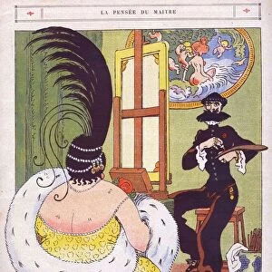La Vie Parisienne 1920s France humour artists painters portraits cc