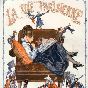 La Vie Parisienne 1920s France reading soldiers cc revolution