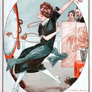 La Vie Parisienne 1922 1920s France C Herouard illustrations magazines mirrors womens