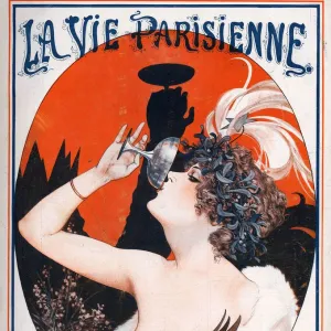 La Vie Parisienne 1922 1920s France Cheri Herouard magazines illustrations drinking