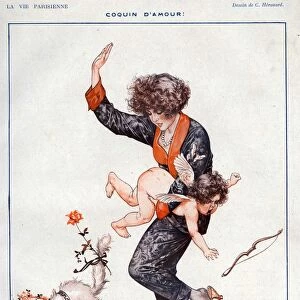 La Vie Parisienne 1922 1920s France Cheri Herouard illustrations cupids cherubs