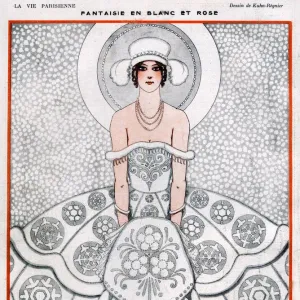 La Vie Parisienne 1922 1920s France Kuhn-Regnier illustrations womens dresses