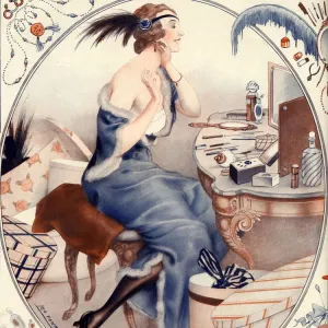 La Vie Parisienne 1922 1920s France Leo Fontan illustrations make-up makeup make