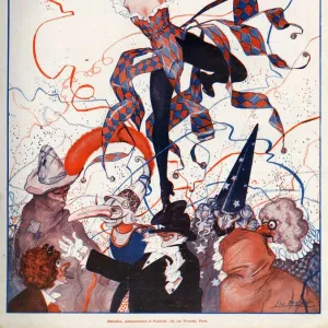 La Vie Parisienne 1922 1920s France Leo Pontan magazines illustrations masquerade