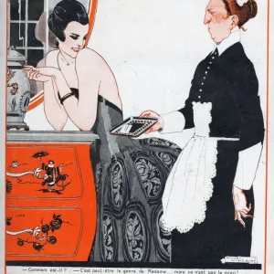 La Vie Parisienne 1922 1920s France Rene Vincent magazines illustrations maids