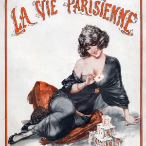 La Vie Parisienne 1923 1920s France C Herouard illustrations magazines playing cards