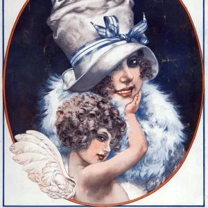 La Vie Parisienne 1923 1920s France C Herouard illustrations magazines womens hats