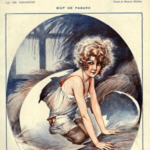 La Vie Parisienne 1923 1920s France Maurice Milliere illustrations Easter eggs