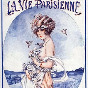 La Vie Parisienne 1923 1920s France Maurice Milliere illustrations magazines Spring