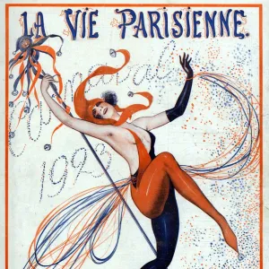 La Vie Parisienne 1923 1920s France Valdes illustrations magazines jesters carnivals