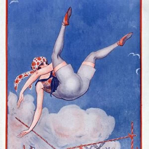 La Vie Parisienne 1923 1920s France Valdes illustrations womens athletics athletes