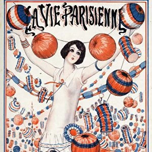 La Vie Parisienne 1924 1920s France Armand Vallee magazines decorations