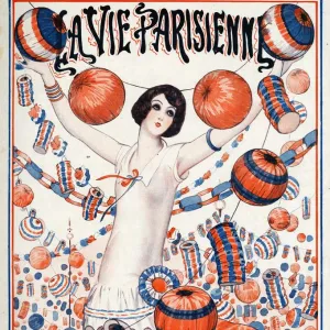 La Vie Parisienne 1924 1920s France Armand Vallee magazines decorations