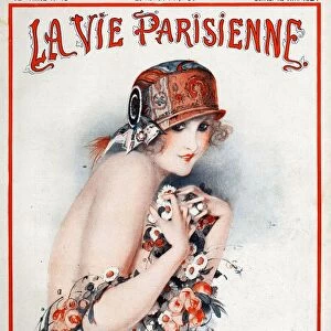 La Vie Parisienne 1924 1920s France Leo Pontan magazines portraits flowers hats