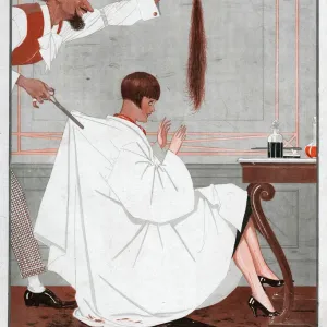 La Vie Parisienne 1924 1920s France magazines haircuts salons barbers hairdressers