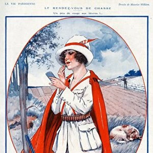 La Vie Parisienne 1924 1920s France Maurice Milliere illustrations make-up makeup