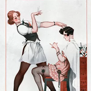 La Vie Parisienne 1925 1920s France cc hairdressers haircuts salons barbers glamour