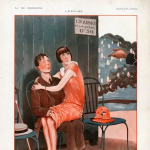 La Vie Parisienne 1925 1920s France cc snogging kissing couples kisses