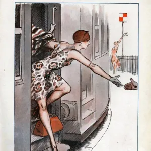 La Vie Parisienne 1925 1920s France cc trains holidays