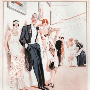 La Vie Parisienne 1926 1920s France cc party monacles art deco mens womens eveningwear