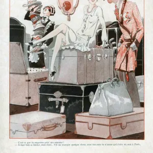 La Vie Parisienne 1926 1920s France cc travel hotels luggage holidays