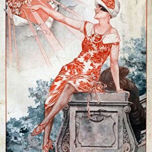 La Vie Parisienne 1926 1920s France cc womens dresses sun sunshine summer
