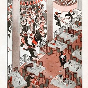 La Vie Parisienne 1928 1920s France cc ballrooms waiters secret drinking party