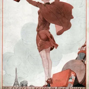 La Vie Parisienne 1928 1920s France cc Paris The Eiffel tower travel holidays