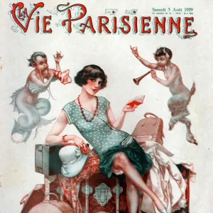 La Vie Parisienne 1929 1920s France cc luggage holidays cruises cruising glamour