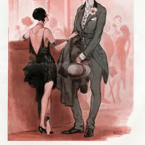 La Vie Parisienne 1929 1920s France cc opposites attract humour bars moustaches gentleman