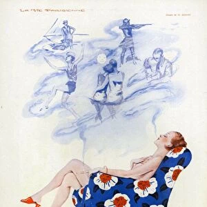 La Vie Parisienne 1929 1920s France cc sleeping dreaming