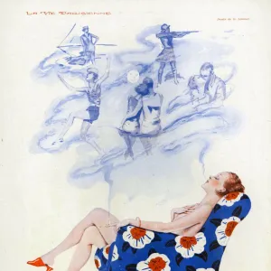 La Vie Parisienne 1929 1920s France cc sleeping dreaming