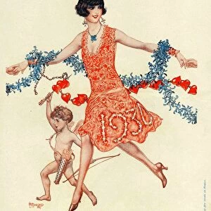 La Vie Parisienne 1930 1930s France cc cherubs new years eve party celebrations party