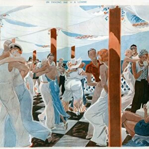 La Vie Parisienne 1931 1930s France cc dance party summer partygoers