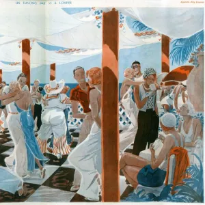 La Vie Parisienne 1931 1930s France cc dance party summer partygoers