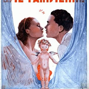 La Vie Parisienne 1935 1930s France magazines kissing cupids
