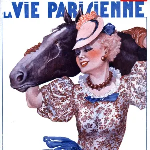 La Vie Parisienne 1936 1930s France magazines horses women