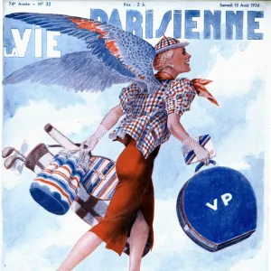 La Vie Parisienne 1936 1930s France magazines wings holidays flying luggage