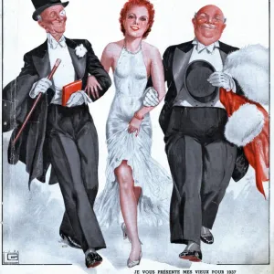 La Vie Parisienne 1936 1930s France magazines glamour evening-dress mens black ties