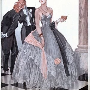 La Vie Parisienne 1938 1930s France magazines womens dresses glamour gowns evening-dress